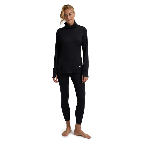 Damska Bielizna Aktywna Burton Midweight Long Neck (True Black) FW24_3 thumbnail
