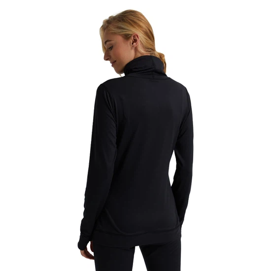 Damska Bielizna Aktywna Burton Midweight Long Neck (True Black) FW24_2 thumbnail
