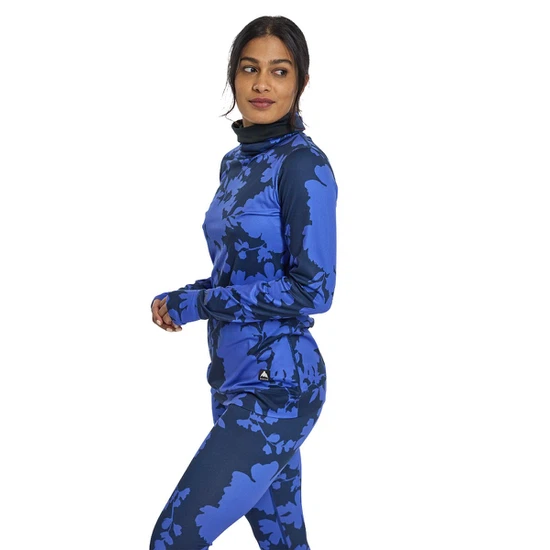 Damska Bielizna Aktywna Burton Midweight Long Neck (Amparo Blue Camellia) FW23_1 thumbnail