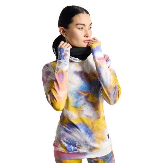 Damska Bielizna Aktywna Burton Midweight Long Neck (Stout White Voyager) FW24_1 thumbnail