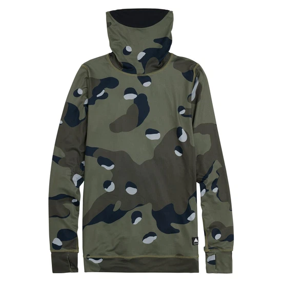 Damska Bielizna Aktywna Burton Midweight Long Neck (Forest Moss Cookie Camo) FW24_4