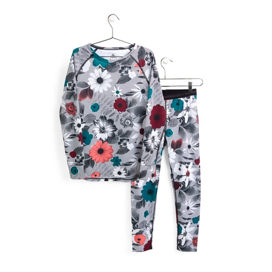 Dziecięca Bielizna Aktywna Burton Lightweight Set (Halftone Floral) FW22_1