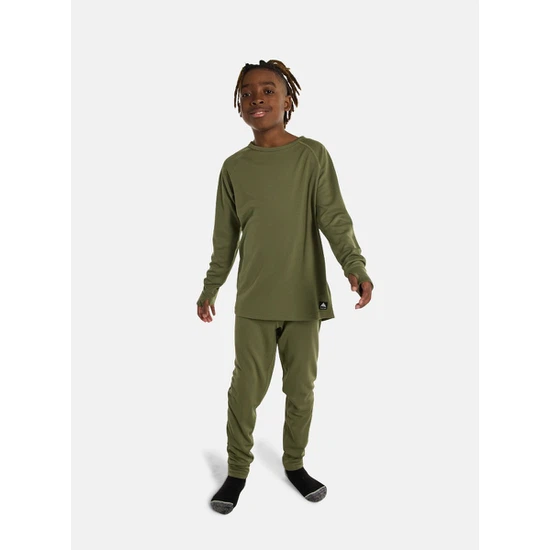 Dziecięca Bielizna Aktywna Burton Lightweight Set (Forest Moss) FW26_1