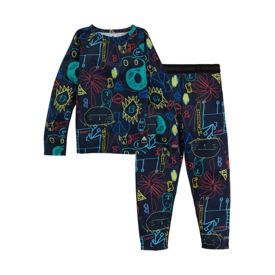 Dziecięca Bielizna Aktywna Burton Toddler Lightweight Set (Art Class) FW21_1