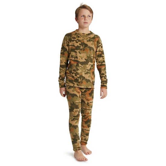 Dziecięca Bielizna Aktywna Burton Fleece Set (Kelp Birch Camo) FW21_2