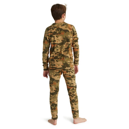 Dziecięca Bielizna Aktywna Burton Fleece Set (Kelp Birch Camo) FW21_4