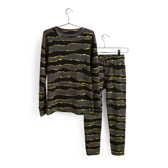 Dziecięca Bielizna Aktywna Burton Fleece Set (Torn Stripe) FW22_1