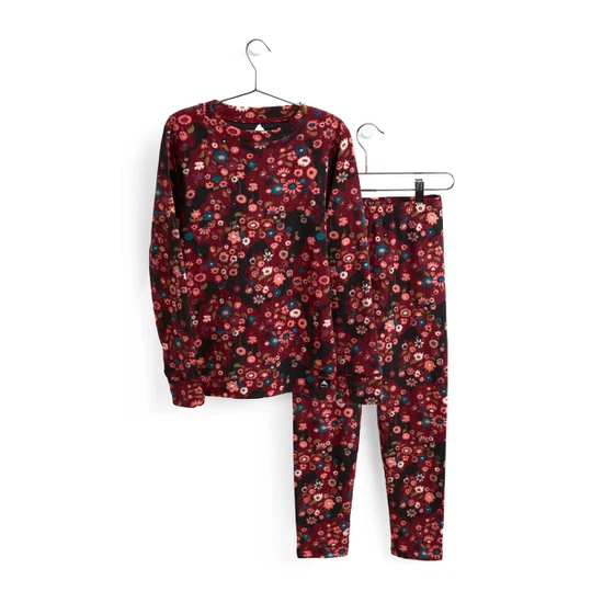 Dziecięca Bielizna Aktywna Burton Fleece Set (Flower Camo) FW22_1
