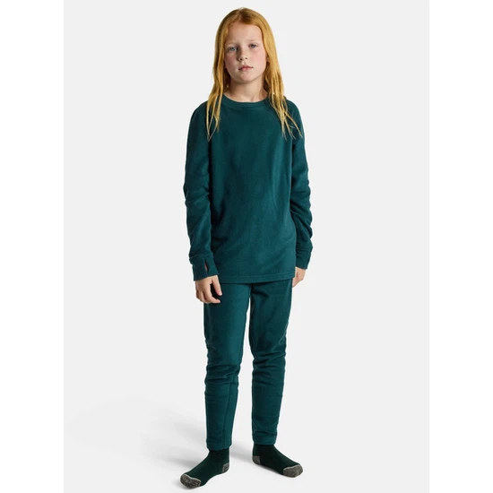 Dziecięca Bielizna Aktywna Burton Fleece Set (Deep Emerald) FW26_2