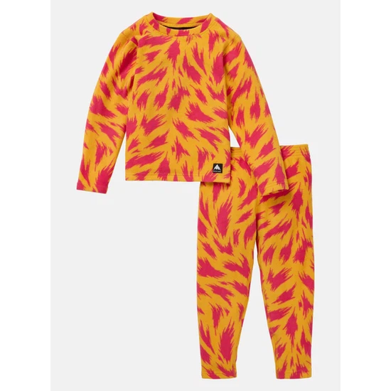Dziecięca Bielizna Aktywna Burton Toddler Fleece Set (Fur Goldenrod) FW25_1