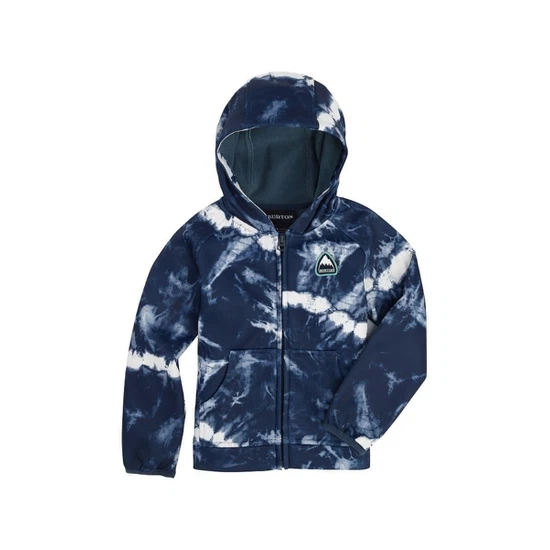 Dziecięca Bluza Aktywna Burton TD Crown Bonded FZ (Dress Blue Tidal Dye) SS20_1
