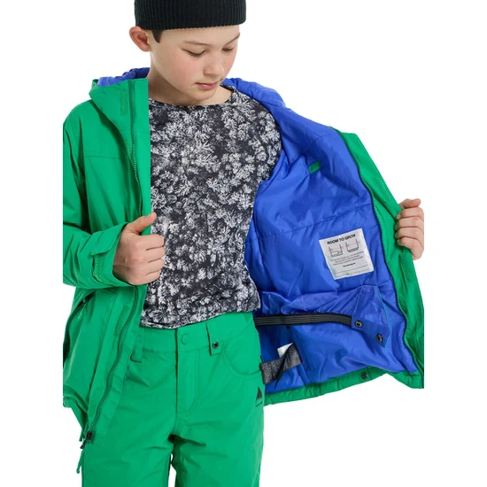 Chłopięca Kurtka Snowboardowa Burton Dugout (Clover Green) FW23_7 thumbnail