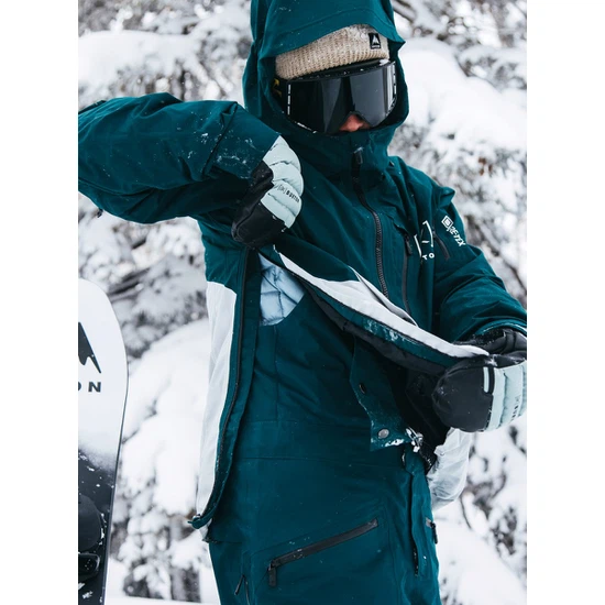 Kurtka Snowboardowa Burton AK GORE-TEX 2L Velocity Anorak (Deep Emerald/Gray Cloud) FW25_7