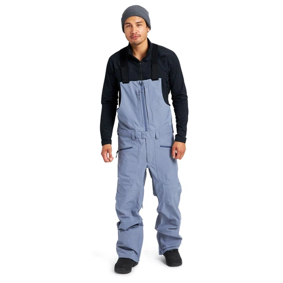 Spodnie Snowboardowe Burton Reserve Bib (Folkstone Gray) FW22_1