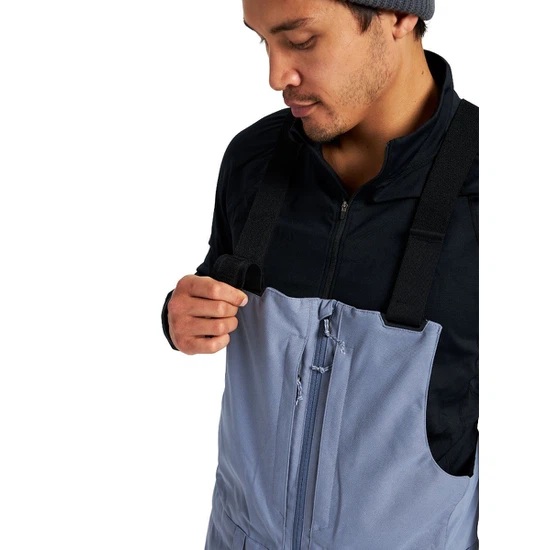 Spodnie Snowboardowe Burton Reserve Bib (Folkstone Gray) FW22_5