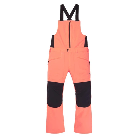 Spodnie Snowboardowe Burton Reserve Bib (Tetra Orange/True Black) FW23_8 thumbnail