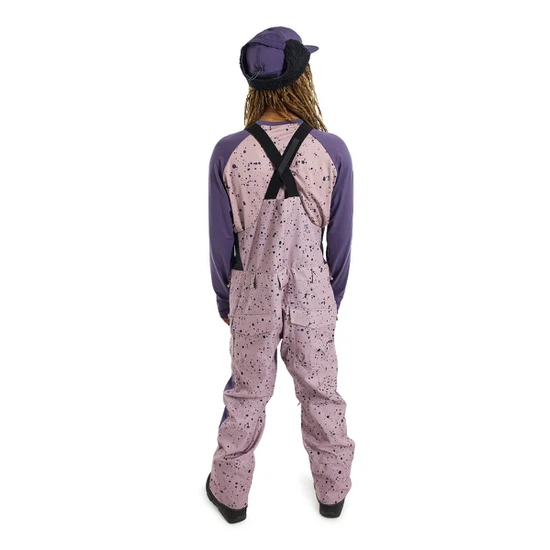 Spodnie Snowboardowe Burton Reserve Bib (Elderberry Spatter) FW23_3