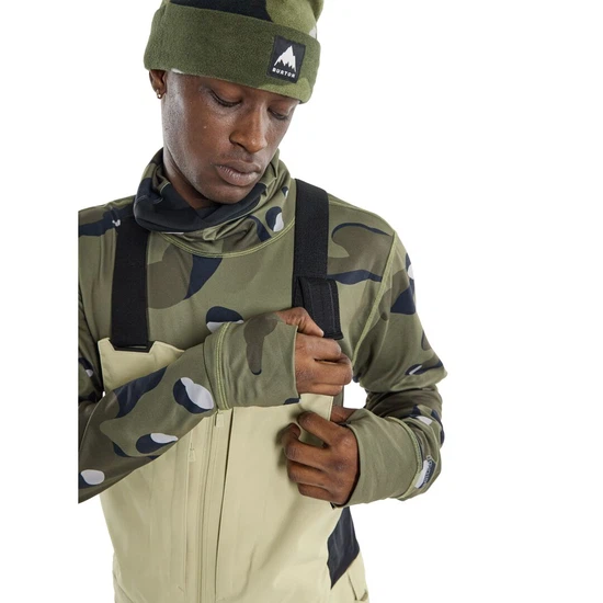 Spodnie Snowboardowe Burton Reserve Bib (Mushroom) FW24_4