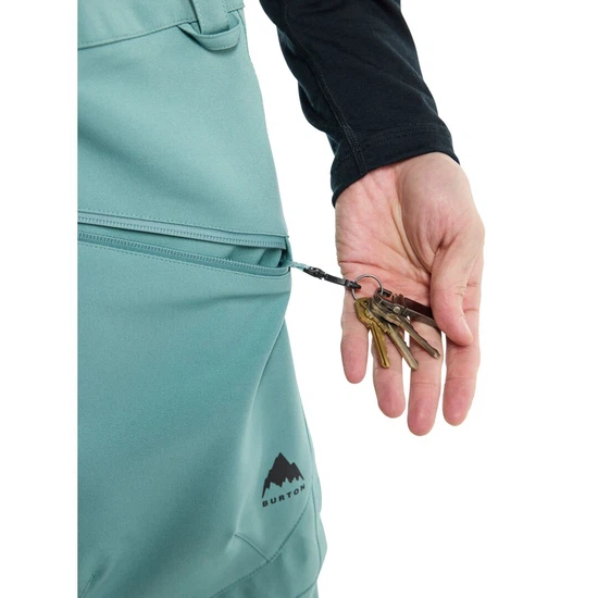 Spodnie Snowboardowe Burton Reserve Bib (Rock Lichen) FW24_4