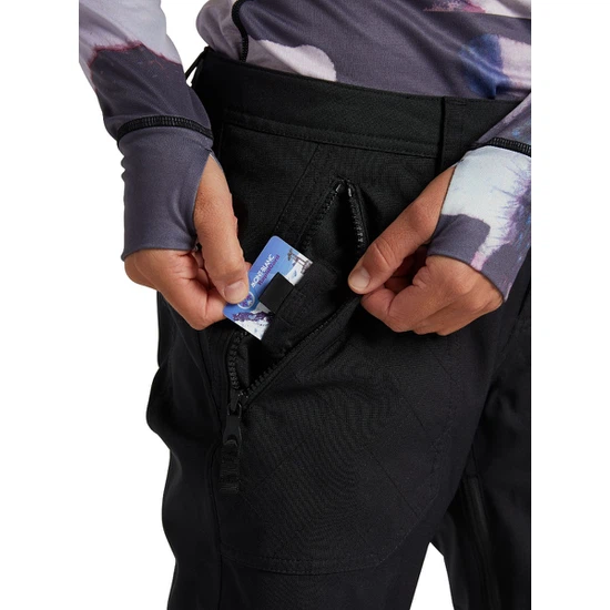 Damskie Spodnie Snowboardowe Burton Vida (True Black) FW22_7