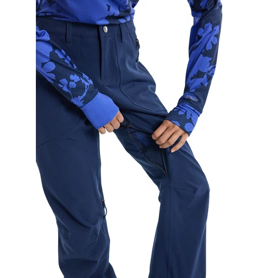 Damskie Spodnie Snowboardowe Burton Vida (Dress Blue) FW24_5