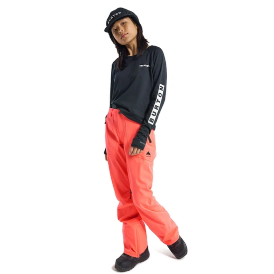 Damskie Spodnie Snowboardowe Burton Vida (Tetra Orange) FW23_3