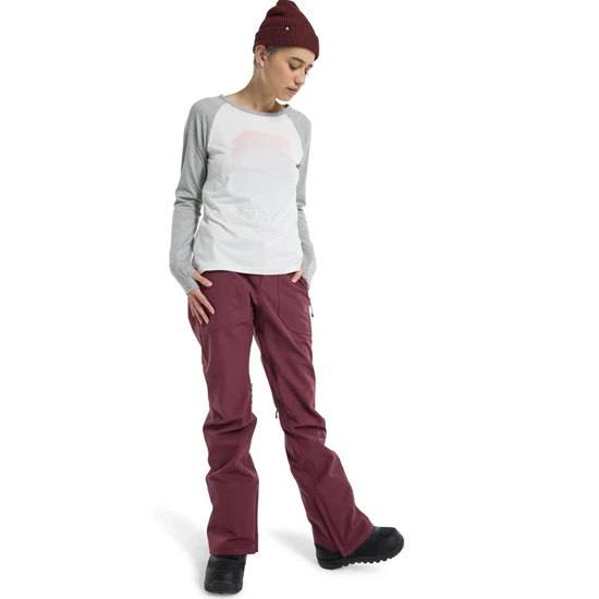 Damskie Spodnie Snowboardowe Burton Vida (Almandine) FW24_3
