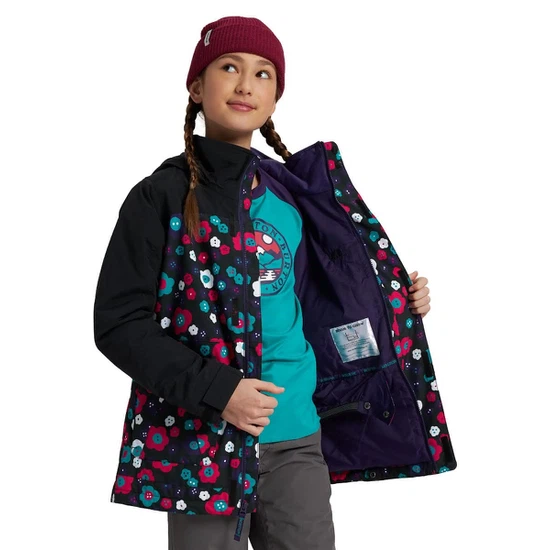 Dziewczęca Kurtka Snowboardowa Burton Elstar (Flower Power) FW21_6