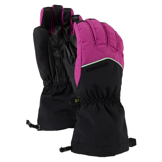 Dziecięce Rękawice Snowboardowe Burton Profile (True Black/Vivid Viola) FW23_1