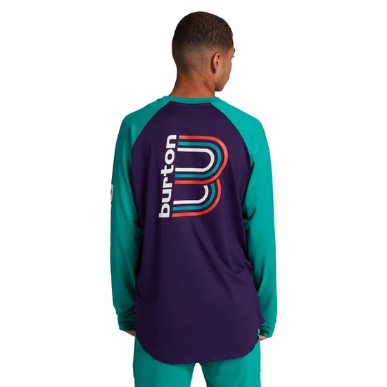Bielizna Aktywna Burton Roadie Tech Tee (Parachute Purple/Dynasty Green) FW21_2