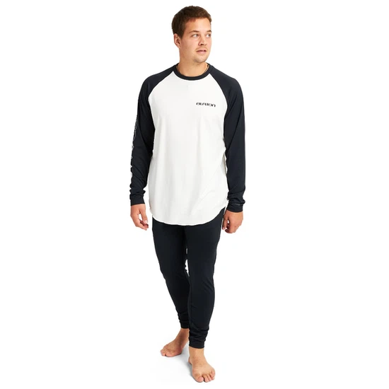 Bielizna Aktywna Burton Roadie Tech Tee (Stowe White/True Black) FW22_2 thumbnail