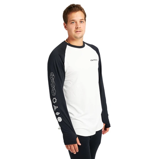 Bielizna Aktywna Burton Roadie Tech Tee (Stowe White/True Black) FW22_3 thumbnail