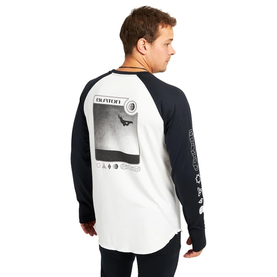 Bielizna Aktywna Burton Roadie Tech Tee (Stowe White/True Black) FW22_4 thumbnail
