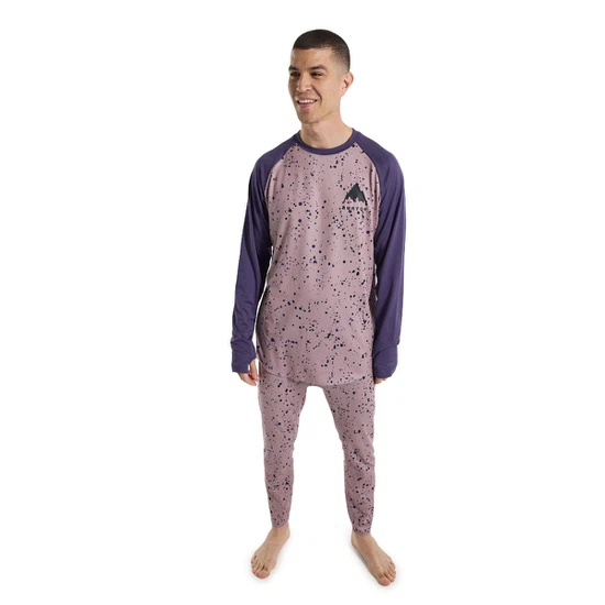 Bielizna Aktywna Burton Roadie Tech Tee (Elderberry Spatter/Violet Halo) FW23_3 thumbnail