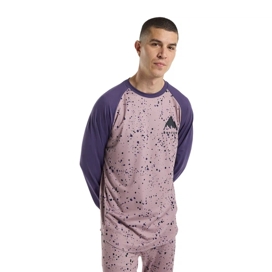 Bielizna Aktywna Burton Roadie Tech Tee (Elderberry Spatter/Violet Halo) FW23_1 thumbnail