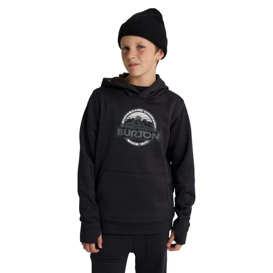 Dziecięca Bluza Aktywna Burton Oak PO (True Black Heather) FW21_4 thumbnail