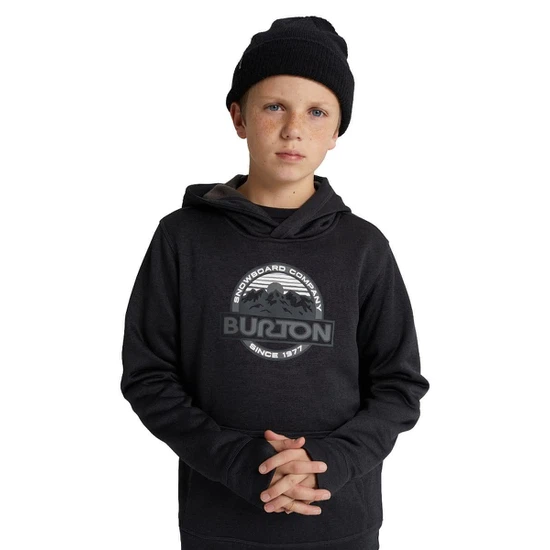 Dziecięca Bluza Aktywna Burton Oak PO (True Black Heather) FW21_3