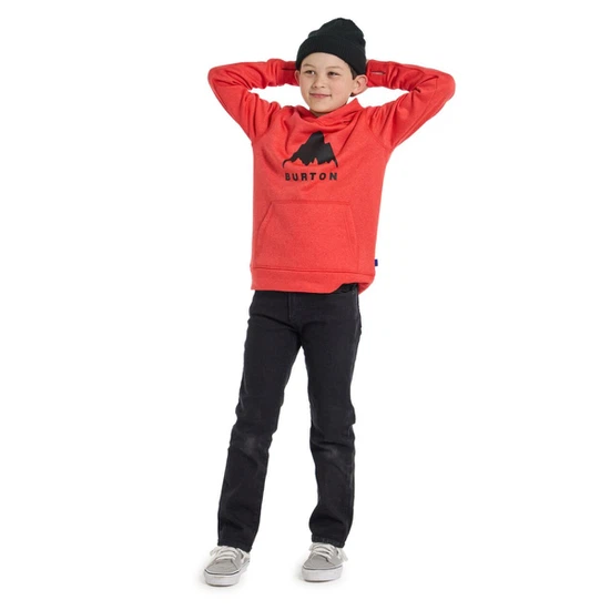 Dziecięca Bluza Aktywna Burton Oak PO (Tomato Heather) FW24_3