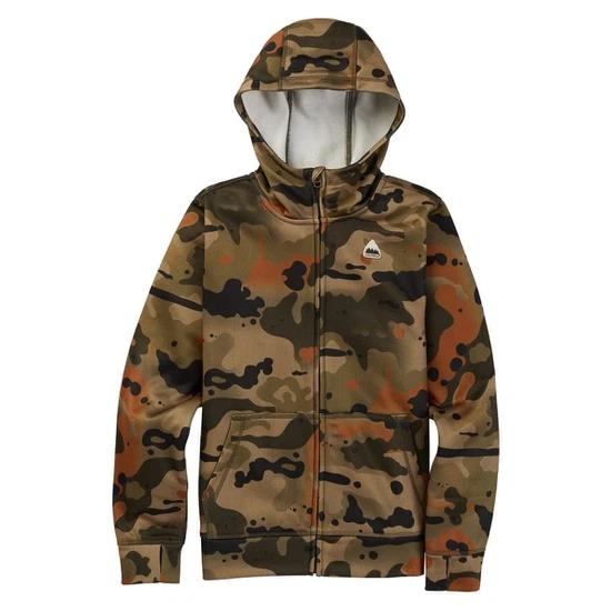 Dziecięca Bluza Aktywna Burton Oak FZ (Kelp Birch Camo) SS21_1 thumbnail