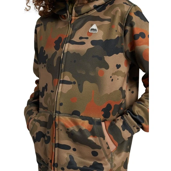 Dziecięca Bluza Aktywna Burton Oak FZ (Kelp Birch Camo) SS21_3 thumbnail