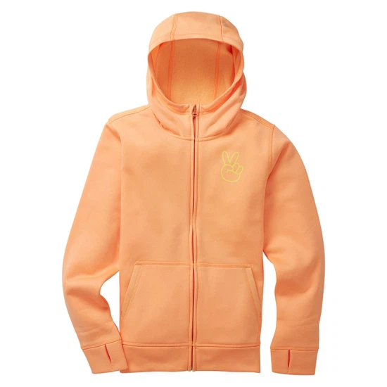 Dziecięca Bluza Aktywna Burton Oak FZ (Papaya Heather) SS21_1 thumbnail