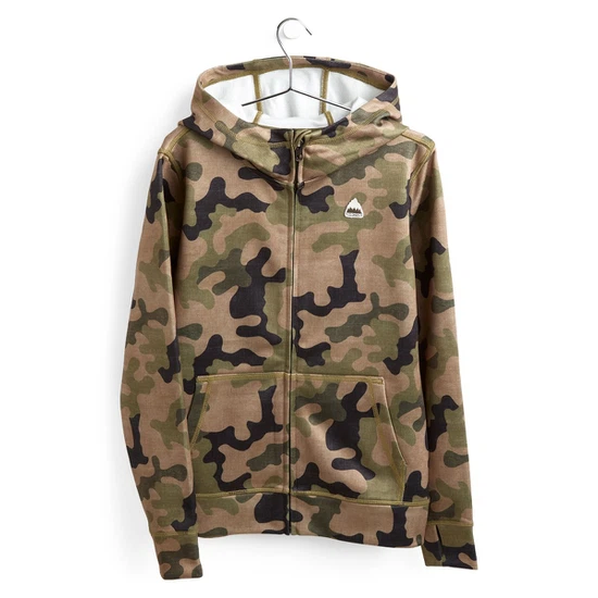 Dziecięca Bluza Aktywna Burton Oak FZ (Martini Olive Terra Camo) SS22_2