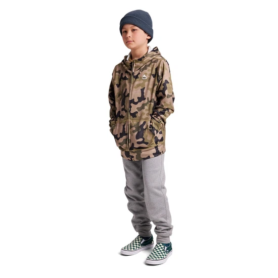 Dziecięca Bluza Aktywna Burton Oak FZ (Martini Olive Terra Camo) SS22_2 thumbnail