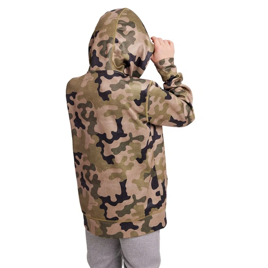 Dziecięca Bluza Aktywna Burton Oak FZ (Martini Olive Terra Camo) SS22_4