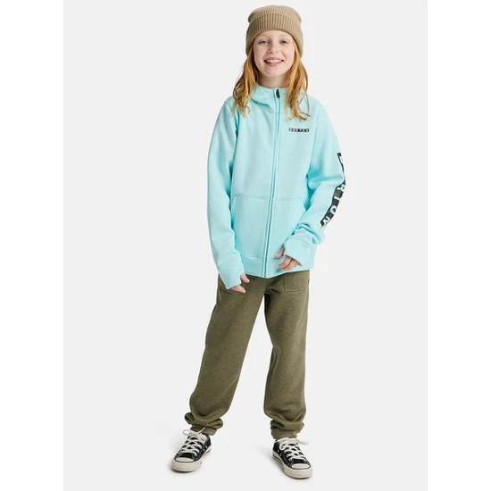 Dziecięca Bluza Aktywna Burton Oak FZ (Light Teal Heather) FW26_3 thumbnail