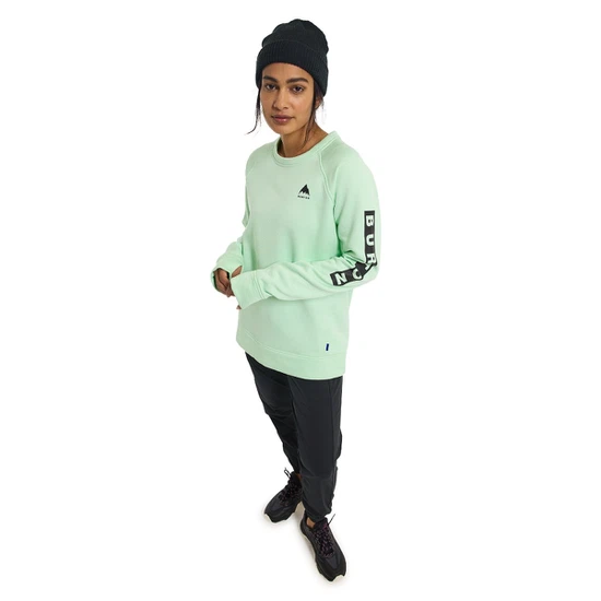 Damska Bluza Aktywna Burton Oak Crew (Jewel Green Heather) FW23_4 thumbnail