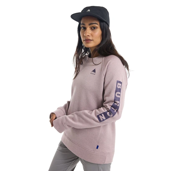 Damska Bluza Aktywna Burton Oak Crew (Elderberry Heather) FW24_1 thumbnail