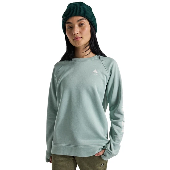 Damska Bluza Aktywna Burton Oak Crew (Petrol Green Heather) FW25_1 thumbnail