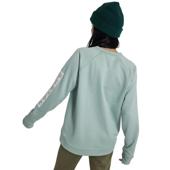 Damska Bluza Aktywna Burton Oak Crew (Petrol Green Heather) FW25_2 thumbnail