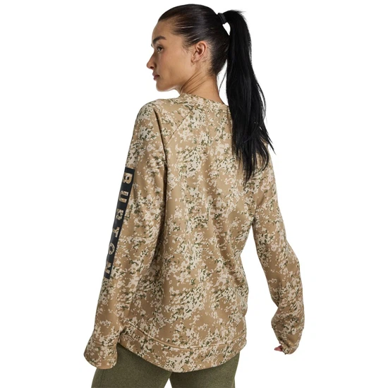 Damska Bluza Aktywna Burton Oak Crew (Snowfall Camo) FW25_2 thumbnail